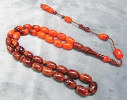 ÇİFT ReNK FULL DAMARLI KaTaLiN 33 LüK TESBİH....8x12mm