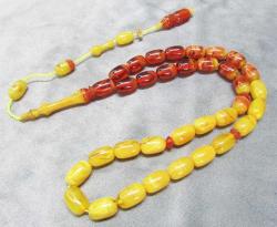 ÇİFT ReNK FULL DAMARLI KaTaLiN 33 LüK TESBİH....8x12mm