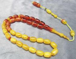 ÇİFT ReNK FULL DAMARLI KaTaLiN 33 LüK TESBİH....8x12mm