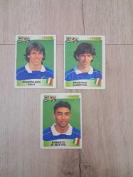 Panini Euro 96 ingiltere avrupa şampiyonası 1996 İtalya çıkartma stickers ZOLA , ALBERTİNİ , Dİ MATTEO