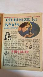 SAMANYOLU ELBİSE PATRON İLAVELİ MECMUA DERGİ - 16 OCAK 1975 SAYI: 159 MARZIA - GIULIANO - ROBERTA - NERI NERIL - HÜLYA KOÇYİĞİT - KERİM AFŞAR - SELİM SOYDAN - YILMAZ GÜNEY - TEMEL GÜRSU - NILÜFER - ERKİN KORAY - USUN ÖNAL - MUZAFFER ULUDAĞ - ŞENAY - HÜLYA TUĞLU  TIĞ İSİ YASTIK - MOTİFLİ YÜN İŞLER - SENDEN BAŞKA - CİLDİNİZE İYİ BAKIN - FIRÇALANAN SAÇLAR - FIRÇA TİPİ - FIRÇANIN BAKIMI - SİNEMA MÜZİK - AVRUPA'DA SUKSE YAPTI - KISA KISA - BAYRAMI YATAKTA GEÇİRDİ - 36 SAYFA