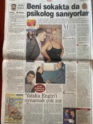 SABAH GAZETESİ DOĞUM GÜNÜ HEDİYESİ - 23 OCAK 2003 -TAM TAKIM 38 SAYFADIR -Fransalmanaya-Schroder-Chirac-Beş saatlik tenis maçı tarihe geçti-Üh Ah Dev Adam-Hukuk komedisi-Erdoğan genel başkan değil ki tedbir alalım-Henüz 15 yaşında cehennemi gördü-Dağılan bir ailenin bitmeyen dramı-Bayramda dokuz gün tatil var-Bin kişi davetli-Davos’ta Türkler’in lale gecesi-Cimbom’un gözü döndü-Ortega’nız nerede-Sizler mi centilmen-Christian’ı geri çağırın-Revivo’nun partneri Ümit-Menüde favori balık & patates-Sergen hep aynı-Pancu’da 1 milyon $ fark-Cafu’ya teklif-Centilmenlik anlaşması-Antalya’yı sel aldı Beşiktaş dönüyor-Ortega’yı seviyoruz-Rebrov son anda uçaktan döndü-Rüştü ipi göğüsleriz-Son şans Fener’in-Örgüt özürlü futbolcular-Yakından kumanda-Yüksel Aytuğ-Esans ve Rönesans-Uzaydan kötü görünüyoruz-Desifre niye şifrelendi-Gaf kürsüsü-Bizim decoder-Beni sokakta da psikolog sanıyorlar-Ahmet Hakan-Arınç Ah Arınç-Nejat Birecik-Yalaka Engin’i oynamak çok zor-Setten kahkahalar yükseliyor-Sabirlere k