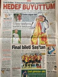 SABAH GAZETESİ DOĞUM GÜNÜ HEDİYESİ - 15 TEMMUZ 2003 -TAM TAKIM 42 SAYFADIR -Muharrem Sarıkaya-Salih Memecan-Alex-Schiffer-Sema Özal-Yavuz Donat-Ömer Üründül-Frank De Boer-Hıncal Uluç-Hasan Şaş-Fatih Terim-Mondragon-Ümit Davala-Kallon-İlhan-Cordoba-Alpay-Emin Demirağ-Mehrrad-Zehra Kazemi-Saddam-Bush-Blair-Cavdari-Hikmet Ulugbay-Babam duysa öldürür-Referandum kumarı-Dertli ürün fındık-Fener’de Alex sevinci yaşanıyor-Almanya’ya seksi imaj kazandıracak-Rahmetlinin Tonton hali çok güzeldi-Kapkaç için ilk sigorta başlatılıyor-ABD’yle belgeli çuval-‘Bu karakolda insan hakları uygulanmaz’-Erdoğan yasa değil asolan uygulama-Ben sizin AB üyesi olduğunuzu göreceğim-GS’ARMAĞAN SEÇİM MECLİSİ-Gemlik’te en büyük korku-Fener’in gurbet mesaisi başladı-Alex tam isabet-Van Hooijdonk Benimle oynadılar-Fener’de doğru transfer dönemi-Galatasaray sezona hazır-Hedef büyüttüm-Terim süper biri-G.Saray taraftarına teşekkür borçluyuz-Final bileti Şaş’tan-Süper Mondragon-Bugün 31 oluyorlar-Kallon yine listede-Ümit