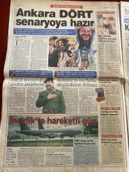 SABAH GAZETESİ DOĞUM GÜNÜ HEDİYESİ - 15 EYLÜL 2001 -TAM TAKIM 38 SAYFADIR -Albayrak-Yavuz Donat-Mehmet Tezkan-Ecevit-Bilgiç-Daum-Hasmet Babaoğlu-Ali Gültiken-Mehmet Özdilek-Aykut Kocaman-Sunu Sarıoğlu-Fatih Doğan-Gökmen Yüce-Sinan Engin-Fatih Akyel-Lucescu-Lazetiç-Güngör Mengi-Rudolph Giuliani-4 ülke hedefte-Türkiye’den tam destek-DGM’nin yetki alanı değişecek-Albayrak’ın üç kardeşi aranıyor-Ankara’ya büyük övgü-Büyük sever-Sifo kursa başlıyor-Aykut havalanmadı-İstanbul-Yönetim istifa-Ne Beşiktaş-Bak Lucescu-Luci’nin rehavet korkusu-Fener’de Lazetiç krizi-Cehennem anı-Vietnam gibi-Kirli müttefikler-Giuliani’nin reytingi yükseldi-Çetin Altan-Tevfik Yener-Sibel Nesimen-Ecevit-Saddam Hüseyin-Nazım Ercüm-Salih Aydın-Muhammed Ali-Yılmaz-Öymen-Kıyamete rağmen sahne ışıkları yandı-215 Türk aranıyor-Bütün Müslümanları düşman görmeyin-Katedralde Kuran okundu-Tehditler yüzünden İslam okulu kapatıldı-Ankara dört senaryoya hazır-Mücadelede ABD’nin yanında yer alacağız-İncirlik’te hareketli gün-Tür