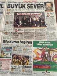 SABAH GAZETESİ DOĞUM GÜNÜ HEDİYESİ - 15 EYLÜL 2001 -TAM TAKIM 38 SAYFADIR -Albayrak-Yavuz Donat-Mehmet Tezkan-Ecevit-Bilgiç-Daum-Hasmet Babaoğlu-Ali Gültiken-Mehmet Özdilek-Aykut Kocaman-Sunu Sarıoğlu-Fatih Doğan-Gökmen Yüce-Sinan Engin-Fatih Akyel-Lucescu-Lazetiç-Güngör Mengi-Rudolph Giuliani-4 ülke hedefte-Türkiye’den tam destek-DGM’nin yetki alanı değişecek-Albayrak’ın üç kardeşi aranıyor-Ankara’ya büyük övgü-Büyük sever-Sifo kursa başlıyor-Aykut havalanmadı-İstanbul-Yönetim istifa-Ne Beşiktaş-Bak Lucescu-Luci’nin rehavet korkusu-Fener’de Lazetiç krizi-Cehennem anı-Vietnam gibi-Kirli müttefikler-Giuliani’nin reytingi yükseldi-Çetin Altan-Tevfik Yener-Sibel Nesimen-Ecevit-Saddam Hüseyin-Nazım Ercüm-Salih Aydın-Muhammed Ali-Yılmaz-Öymen-Kıyamete rağmen sahne ışıkları yandı-215 Türk aranıyor-Bütün Müslümanları düşman görmeyin-Katedralde Kuran okundu-Tehditler yüzünden İslam okulu kapatıldı-Ankara dört senaryoya hazır-Mücadelede ABD’nin yanında yer alacağız-İncirlik’te hareketli gün-Tür