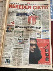 SABAH GAZETESİ DOĞUM GÜNÜ HEDİYESİ - 28 MAYIS 2004 -TAM TAKIM 48 SAYFADIR -Mehmet Tezkan-Fikret Aydemir-Erdoğan-Verheugen-Fatih Camtamer-Mehmet Toprak-Vedat Bayram-İbrahim Şahin-Sinan Engin-Mourinho-Hagi-Gürsoy-Gökşen-Saffet Sancaklı-Murat Özaydınlı-Kazım Kavat-Hayri Ülgen-Çetin Altay-Erdal Kaynar-Serdar Bilgili-Yıldırım Demirören-Fikret Orman-Cemil Attigan-Erol Aksoy-Emma-İlknur Çiğdem-Sahih Memecan-Ergin Yıldırım-Tony- Laiklik olmadan demokrasi olur mu-Sözleri doları düşürdü-Okullar da Avrupa Birliği’ne hazırlanıyor-Karma komitede görüş ayrılığı-AİHM’den Türkiye aleyhine beş karar-Verheugen: Müzakere için tam uyum şart değil-Erdoğan: İsabetli bir açıklama-AB elçisinden uyum gezisi-Nereden çıktı-Bizimle uğraşmasınlar-Transfer müjdesi-Sinan Engin’in dostları-Mat Edeceğiz-Sözleşmeler masaya-Yalı bana da uğursuz geldi-‘Geniş amaçlı’ üs isteğine ret-Filistin bitmeden barış olmaz-Açıkçası cinnet-Pazarcı Başbakan’ı ‘duman’ etti-Emre, çağdışı önlem kurbanı-Tony’nin sevgililerine akıl verirdi