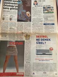 SABAH GAZETESİ DOĞUM GÜNÜ HEDİYESİ - 28 MAYIS 2004 -TAM TAKIM 48 SAYFADIR -Mehmet Tezkan-Fikret Aydemir-Erdoğan-Verheugen-Fatih Camtamer-Mehmet Toprak-Vedat Bayram-İbrahim Şahin-Sinan Engin-Mourinho-Hagi-Gürsoy-Gökşen-Saffet Sancaklı-Murat Özaydınlı-Kazım Kavat-Hayri Ülgen-Çetin Altay-Erdal Kaynar-Serdar Bilgili-Yıldırım Demirören-Fikret Orman-Cemil Attigan-Erol Aksoy-Emma-İlknur Çiğdem-Sahih Memecan-Ergin Yıldırım-Tony- Laiklik olmadan demokrasi olur mu-Sözleri doları düşürdü-Okullar da Avrupa Birliği’ne hazırlanıyor-Karma komitede görüş ayrılığı-AİHM’den Türkiye aleyhine beş karar-Verheugen: Müzakere için tam uyum şart değil-Erdoğan: İsabetli bir açıklama-AB elçisinden uyum gezisi-Nereden çıktı-Bizimle uğraşmasınlar-Transfer müjdesi-Sinan Engin’in dostları-Mat Edeceğiz-Sözleşmeler masaya-Yalı bana da uğursuz geldi-‘Geniş amaçlı’ üs isteğine ret-Filistin bitmeden barış olmaz-Açıkçası cinnet-Pazarcı Başbakan’ı ‘duman’ etti-Emre, çağdışı önlem kurbanı-Tony’nin sevgililerine akıl verirdi