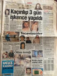 SABAH GAZETESİ DOĞUM GÜNÜ HEDİYESİ - 6 NİSAN 1995 -TAM TAKIM 36 SAYFADIR -Saffet Bengüoğlu-Bülent-Hasan Cemal-Refah Partisi Milletvekili Şevket Kazan-Refah Partisi Ankara Milletvekili İsmail Müftüoğlu-Maj Birand-Salih Memecan-Barzani-Kevin Costner-Ebru Gündeş-Demet-Özlem-Metin-Esra Eron-Efgan Ucuzal-Turgay Abacı-Güngör Mengi-Rasip Eser-Cemal Köyok-Turhan Arslanoğlu-Gürkan Öztekin-Neslihan Alkan-Fatih Ürek-Seda Sayan-Sibel Can-Özlem Nargaz-Binnaz Avcı-Simla-Sibel Barış-Mahsun Kırmızıgül-Devran Çağlar-Ebru Çelik-Yalçın Özden-İpek Erdem-Sevtap Parman-Emel Yıldırım-Yeşim Tan-Gabi-Sibel Gökçe-Sibel Gökçe-Atilla Yelken-Erhan Tekiyıldız-Necmi Türk-Eda-Mehmet Çadırcı-Sevilay Okyay-Yaşar Özel- Nefes kesen maç-Mollaların iflası-İşte İran-K.Irak’ta Kızılay aracına saldırı-Sosyal güvenlik-Seks izni teklifi Refah’ı karıştırdı-İnönü’nün Kinkel’i şaşırtan cevabı-Biz hastalık hastasıyız-Borsa hızla yükseliyor-11 kadın CIA’ya savaş açtı-Gazetelerin tiraj durumu-Ordu modası-Dedeye gözyaşı-Onlar erdi mur