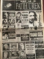 SABAH GAZETESİ DOĞUM GÜNÜ HEDİYESİ - 6 NİSAN 1995 -TAM TAKIM 36 SAYFADIR -Saffet Bengüoğlu-Bülent-Hasan Cemal-Refah Partisi Milletvekili Şevket Kazan-Refah Partisi Ankara Milletvekili İsmail Müftüoğlu-Maj Birand-Salih Memecan-Barzani-Kevin Costner-Ebru Gündeş-Demet-Özlem-Metin-Esra Eron-Efgan Ucuzal-Turgay Abacı-Güngör Mengi-Rasip Eser-Cemal Köyok-Turhan Arslanoğlu-Gürkan Öztekin-Neslihan Alkan-Fatih Ürek-Seda Sayan-Sibel Can-Özlem Nargaz-Binnaz Avcı-Simla-Sibel Barış-Mahsun Kırmızıgül-Devran Çağlar-Ebru Çelik-Yalçın Özden-İpek Erdem-Sevtap Parman-Emel Yıldırım-Yeşim Tan-Gabi-Sibel Gökçe-Sibel Gökçe-Atilla Yelken-Erhan Tekiyıldız-Necmi Türk-Eda-Mehmet Çadırcı-Sevilay Okyay-Yaşar Özel- Nefes kesen maç-Mollaların iflası-İşte İran-K.Irak’ta Kızılay aracına saldırı-Sosyal güvenlik-Seks izni teklifi Refah’ı karıştırdı-İnönü’nün Kinkel’i şaşırtan cevabı-Biz hastalık hastasıyız-Borsa hızla yükseliyor-11 kadın CIA’ya savaş açtı-Gazetelerin tiraj durumu-Ordu modası-Dedeye gözyaşı-Onlar erdi mur