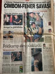 SABAH GAZETESİ DOĞUM GÜNÜ HEDİYESİ - 2 HAZİRAN 1999 -TAM TAKIM 32 SAYFADIR -Abdullah Öcalan-Recep Tayyip Erdoğan-Süleyman Demirel-Necmettin Erbakan-Yalçın Küçük-Bülent Ecevit-Ali Kırca-Yavuz Donat-Ali Şen-Joachim Löw-Erol Heller-Rolf Heller-Thomas Molsberger-Engin-Ilı Durust-Aziz Yıldırım-Fatih Terim-Tayfun-Johnson-Van Eck-Tumani-Kalli-Sergen-Tarkan-Sinan Özdemir-Can Ataklı-Nizmettin Veziroğlu-Abdullah Turhan-Ahmet Vardar-İlker Ateş- PKK’nın hamileri-İşte başınız-Erbakan iki mektup yolladı-Batıda hüsran-Palme suikasti Kesire’nin işi-PKK şaşkın-Terörist duruşu-Mahkemeye veririm-Erol Frankfurt’la flört ediyor-Datcu istifa etti-Denizli’den yan top uyarısı-Başarının sırrı dostluk-Cimbom-Fener savaşı-Avrupa’ya gidebilirim-Feldkamp ateş püskürdü-Zürih’te sıkı pazarlık-Bedelli askerlik benim de hakkım-Tarkan’ın Avrupa serüveni-Apo’nun hali çaya batırılmış bisküvi-Taksim’in göbeğinde dolmuş mafyası-Akhisar-Salihli köstebek yuvası oldu- Mimi ile Muti-Patrick McDonnell-Bizim Aile-Mort Walker-Dic