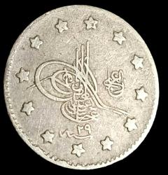 II Abdülhamid  1293/29 1 Kuruş gümüş 1.16g