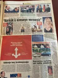 GÖZCÜ  GAZETESİ DOĞUM GÜNÜ HEDİYESİ - 17 EYLÜL 2002 -TAM TAKIM 16 SAYFADIR -İbrahim tatlıses, derya Tuna vuruldu haberi-Bülent Ecevit-Barzani-Kemal Derviş-İbrahim Tatlıses-Derya Tuna-Henrik Heiberg Blicher-Rahmi Turan-İsmet Akkoç-Şenol Güneş-Tugay Kerimoğlu-Hakan Şükür-Pamela Anderson-Ufuk Söylemez-Abdullah Almouzi-Abdeli Hakim Yahya Ali Aurozan-Tuğba Özay-Cemil Tosun-Şükran Güngör-İbrahim Tatlıses-Derya Tuna-Sabiha Gökçen-Hande Yener-Mehmet Şehri-Metin Akpınar-Mehmet Ali Erbil-Zeki Alasya  Kümes­teki kazlar daha da yolunacak-Sizi soyanlara sakın oy vermeyin-Bu ne ilgi-Milliler galibiyete doymuyor-3. Zafer-Tugay Kral’a ortak-Kerkük’ü kimseye vermeyiz-Milyarlarca dolarlık kaynaklarımızı harekete geçireceğiz-Geleceğe borç bırakmayacağız-Kanserden kurtuldu seri katile yakalandı-Macera arayanlara oyunuzu vermeyin-İşkenceci 10 polise 60 ile 130 ay hapis cezası verildi-Dolar milyoneri galericiye Hizbullah usulü işkence-Okul yolunda ölüm-