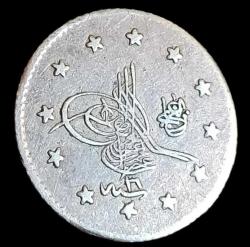 II Abdülhamid  1293/16 1 Kuruş gümüş 1.18g