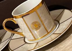 VAKKO TARAFINDAN TBMM İÇİN ÜRETİLMİŞ İKİLİ KAHVE FİNCANI