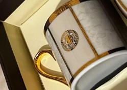 VAKKO TARAFINDAN TBMM İÇİN ÜRETİLMİŞ İKİLİ KAHVE FİNCANI