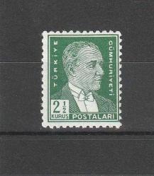 1933/40 İKİNCİ ATATÜRK SERİSİ 2,5 KURUŞ MNH
