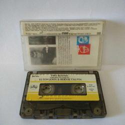 Kaset Elton John Bernie Taupin Two Rooms. Orijinal. Dönem Kağıt Baskı. Koleksiyonluk  Border Song