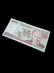 7.Emisyon B Serisi 100.000 Türk Lirası Kağıt Koleksiyon Para . Numismatik, Antikalar, Hobi Hediye