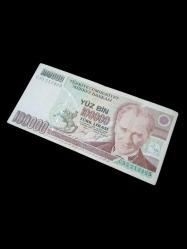 7.Emisyon C Serisi 100.000 Türk Lirası Kağıt Koleksiyon Para . Numismatik, Antikalar, Hobi Hediye