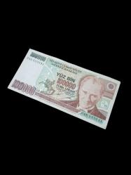 7.Emisyon D Serisi 100.000 Türk Lirası Kağıt Koleksiyon Para . Numismatik, Antikalar, Hobi Hediye