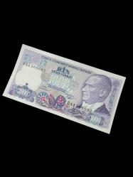7.Emisyon B Serisi 1000 Türk Lirası Kağıt Koleksiyon Para . Numismatik, Antikalar, Hobi Hediye