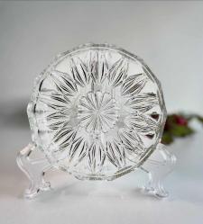 Fransız Reims kristal pasta tabak tk