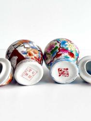 Çin antika ikili kapaklı küp