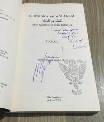 el-Münkız mine'd-Dalâl AKLI KARIŞIKLAR İÇİN KILAVUZ - İMZALI -
