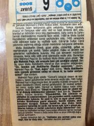 GAZİOSMANPAŞA BELEDİYESİ TAKVİMİ- 4 Şubat 2005- DOĞUM GÜNÜ HEDİYESİ- balkan paktı'nın imzalanması-Fırtına-Eskilipli atıf hoca idam edildi