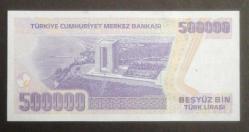 7 EMİSYON J 06 SERİ 500 BİN LİRA ÇİL ALTI