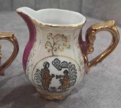 ŞEKERLİK VE MİNİ SÜRAHİ PORSELEN.  KONDİSYON YÜKSEK KOLEKSİYONLUK NADİR