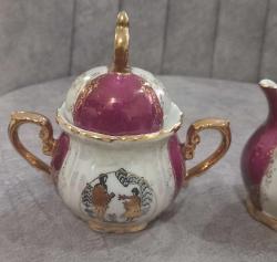 ŞEKERLİK VE MİNİ SÜRAHİ PORSELEN.  KONDİSYON YÜKSEK KOLEKSİYONLUK NADİR