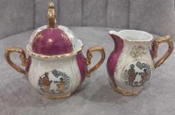 ŞEKERLİK VE MİNİ SÜRAHİ PORSELEN.  KONDİSYON YÜKSEK KOLEKSİYONLUK NADİR