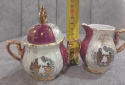 ŞEKERLİK VE MİNİ SÜRAHİ PORSELEN.  KONDİSYON YÜKSEK KOLEKSİYONLUK NADİR