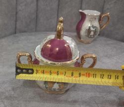 ŞEKERLİK VE MİNİ SÜRAHİ PORSELEN.  KONDİSYON YÜKSEK KOLEKSİYONLUK NADİR