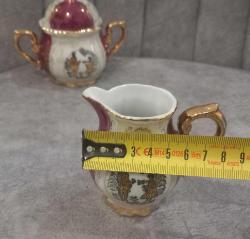 ŞEKERLİK VE MİNİ SÜRAHİ PORSELEN.  KONDİSYON YÜKSEK KOLEKSİYONLUK NADİR