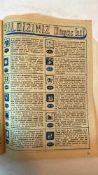 SAMANYOLU ELBİSE PATRON İLAVELİ MECMUA DERGİ - 9 HAZİRAN 1977 SAYI: 284 PAOLO - LORI - MARIA - ANITA - LINE - KRANZ - BILLY - BELTRAN - BOĞURTLENLİ TORTA - AHUDUDULU VAŞEREN TORTASI - TİĞ İŞİ ÖRTÜLER İLK AŞK DERSİ - ÖPÜCÜĞÜMÜ HATIRLIYOR MUSUN? - ELMASLAR - EL İŞİ - MUTFAK TARİFLERİ - 36 SAYFA