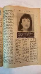 SAMANYOLU ELBİSE PATRON İLAVELİ MECMUA DERGİ - 5 ARALIK 1974 SAYI: 153 GÖKBEN - ERTAN ANAPA - FUNDA ANAPA - HÜLYA KOÇYİĞİT - SELİM SOYDAN - GÖNÜL AKKOR - ALİ AVAZ - ÜNSAL EMRE - ORÇUN SONAT - FÜSUN ÖNAL - EMEL SAYIN - HULKİ SANER - ENGİN ÇAĞLAR - BORA AYANOĞLU - ÇETİN ALP - ZEKAI APAYDIN - KADRİ UNALAN - BERNA - LAMIA - ŞENAY - YAVUZ ÖZIŞIK - YEŞİM - LALE BELKİS - METİN ERSOY - GÜLSAH KOÇYİĞİT - MARY TEYZE - COLIN - ALAN - EVA - FRANCO - BARBARA - GIULIO - ANNA GÜLSAH FİLM KURULUYOR - SİNEMA VE MÜZİK HABERLERİ - KORKULU GÖLGE (ROMAN ÖZETİ) - KÖYDE AŞK HİKAYESİ - PRATİK BİLGİLER - MUTFAK TARİFLERİ: KALKAN TAVA & BEZELYE PÜRELİ PAÇA - 36 SAYFA
