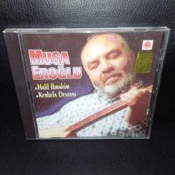 Cd Musa Eroğlu Halil İbrahim Kerbela destanı albümü. Orijinal. sarı bandrollü dönem baskı albüm disk Tertemiz. Koleksiyonluk