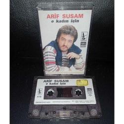 Kaset Arif Susam, O Kadın İçin Albümü. Raks 1988 orijinal dönem Kağıt Baskı Tertemiz