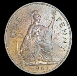 İngiltere 1963 1 Penny