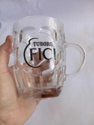 Tuborg fıçı bira kulplu bardak 0.5 lt