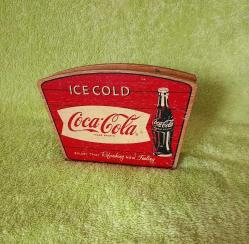 COCA COLA  AHŞAP PEÇETELİK.