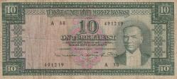 5.Emisyon 6.Tertip 10 Lira, Durum  Haliyle