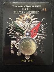 Türkiye 1 Lira 2024 Fatih Sultan Mehmet, Bimetal. Özel Kitinde. Çil.
