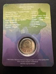 Türkiye 1 Lira 2024 Fatih Sultan Mehmet, Bimetal. Özel Kitinde. Çil.