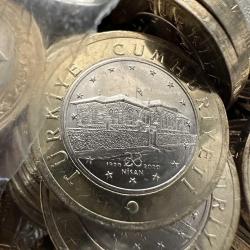 TBMM’nin Açılılının 100. Yılı 1 Lira 2020. Çil. Darphane Poşetinden El Değmeden 1 Adet Gönderilecektir. Meclis
