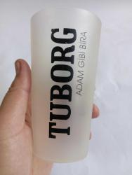 Tuborg plastik bira bardak