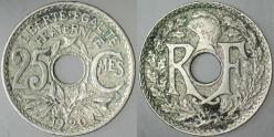FRANSA 25 CENTİMES 1920.