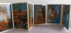 BANGKOK TAYLAND TARİHİ YAPITLAR KARTPOSTAL ALBÜM.  KONDİSYON YÜKSEK KOLEKSİYONLUK NADİR 12 ADET KARTPOSTAL